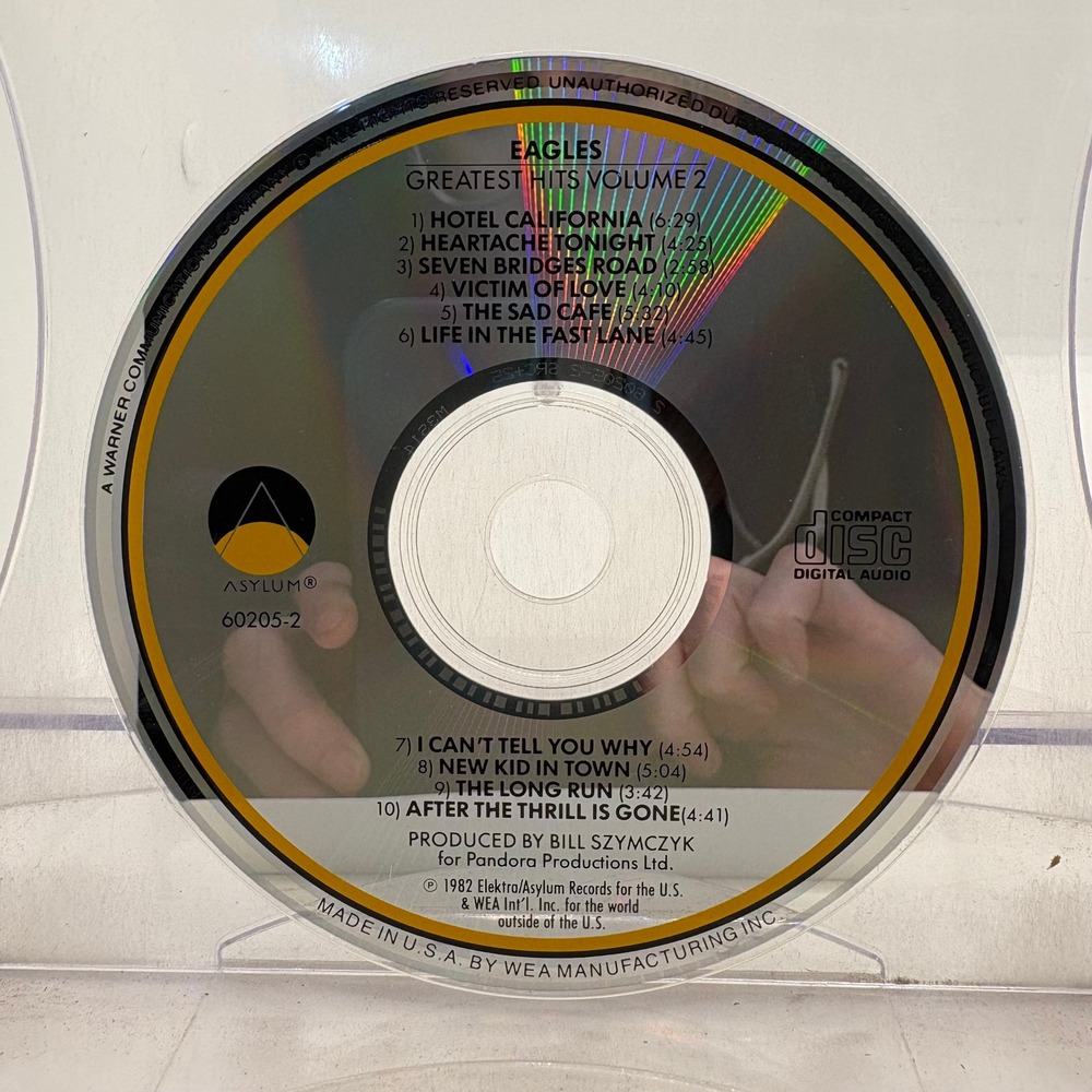 Eagles Greatest Hits Volume 2 CD 1982 Asylum 60205-2 Hotel California Rock